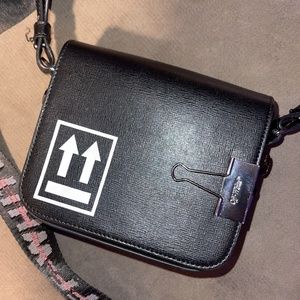 OFF - WHITE FLAP BAG